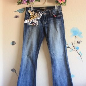 SWITCH USA Embroidered Jeans